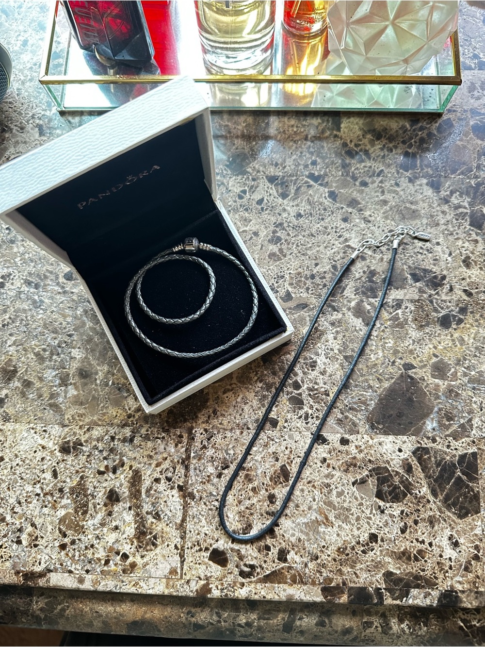 Like New Retired Pandora Leather Set